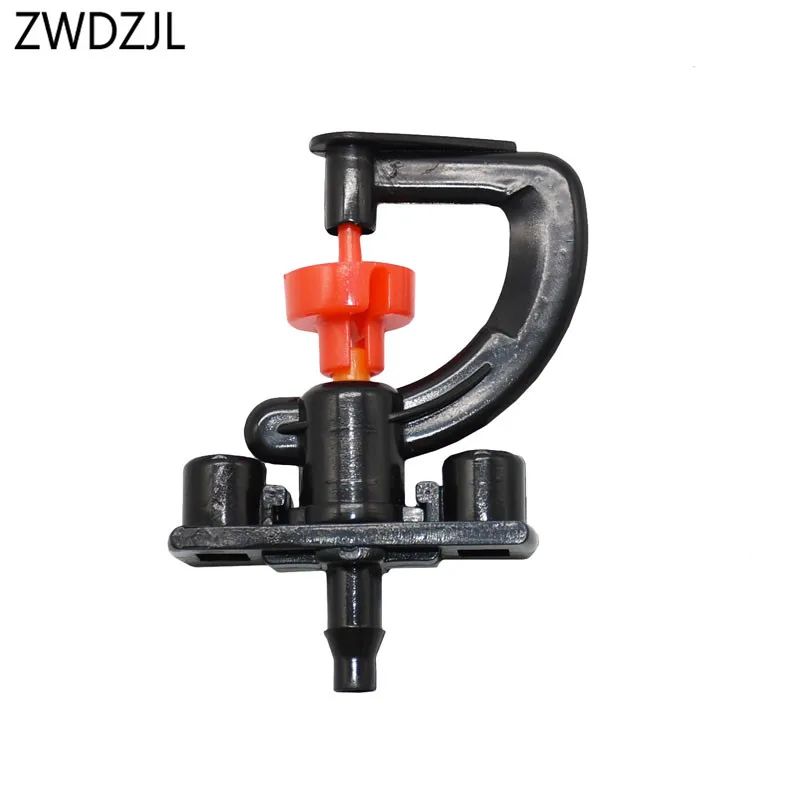 

Drip irrigation 360 Degree Rotating Sprinkler Nozzle G Type Suspension nozzle Micro Sprinkler connection 1/4 hose 8pcs