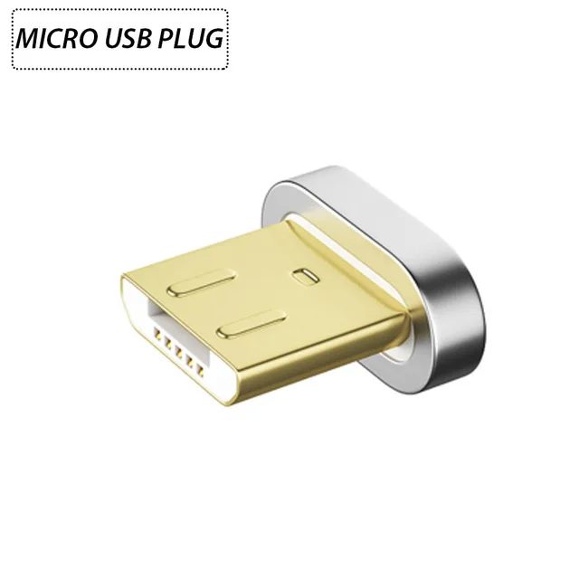 Магнитный штекер mi cro USB USB-C Магнитный кабель для зарядного устройства адаптер usb type C зарядный кабель для Xiaomi mi 8 Se huawei P30 P20 Pro Lite - Тип штекера: micro usb plug