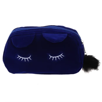 

Cartoon Storage Case Travel Makeup Pouch Cosmetic Bag (Blue)