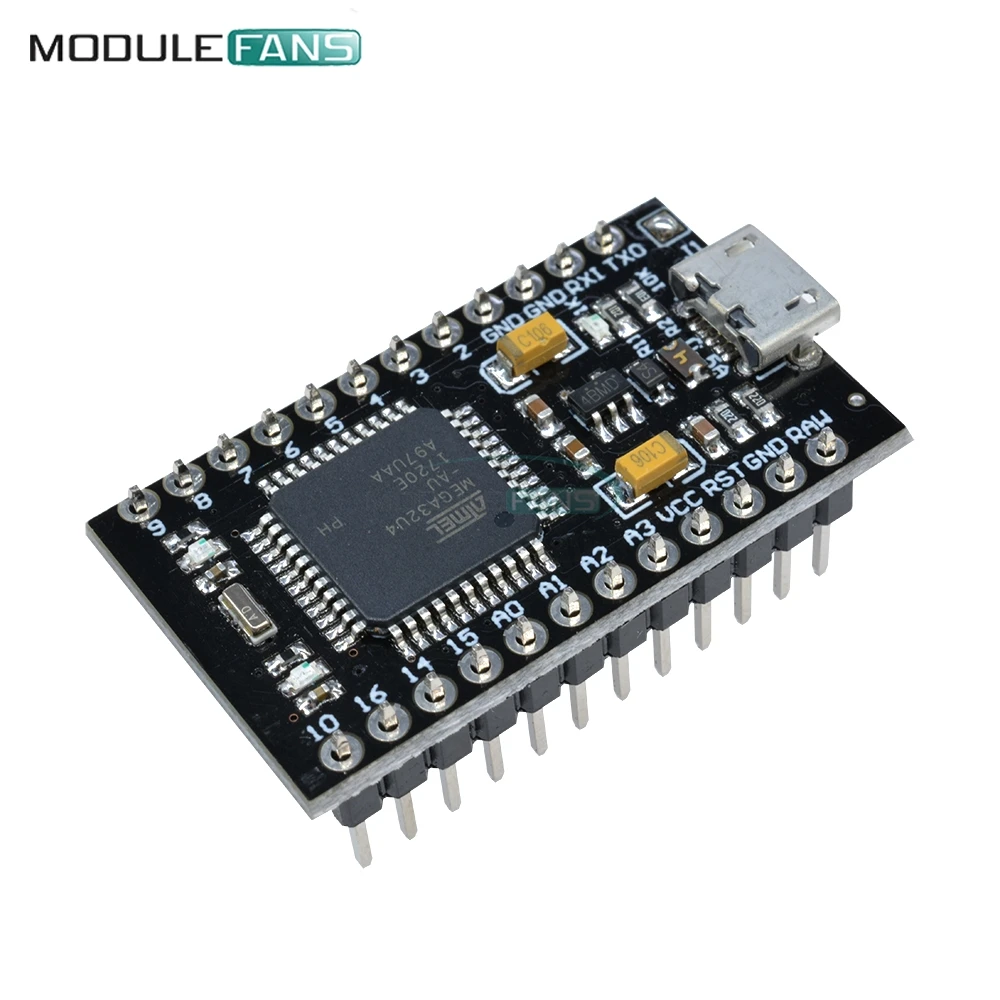 Strong Series Pro Micro ATmega32U4 3,3 V 8MHz модуль USB плата контроллера для Arduino Nano с Загрузчиком ATMEGA32U4-AU