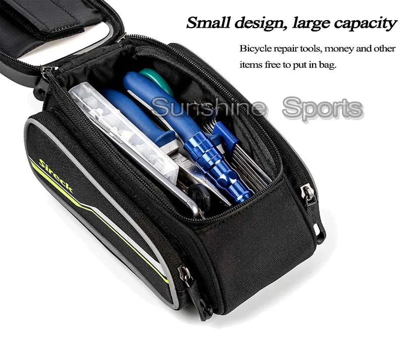 Excellent Sireck Road Bicycle Bag Mountain Bike 6 Inch Front Frame Phone Case Touchscreen Bag Saddle Cycling Top Tube Bag Bike Accessories 26 Excellent Sireck Road Bicycle Bag Mountain Bike 6 Inch Front Frame Phone Case Touchscreen Bag Saddle Cycling Top Tube Bag Bike Accessories 26
