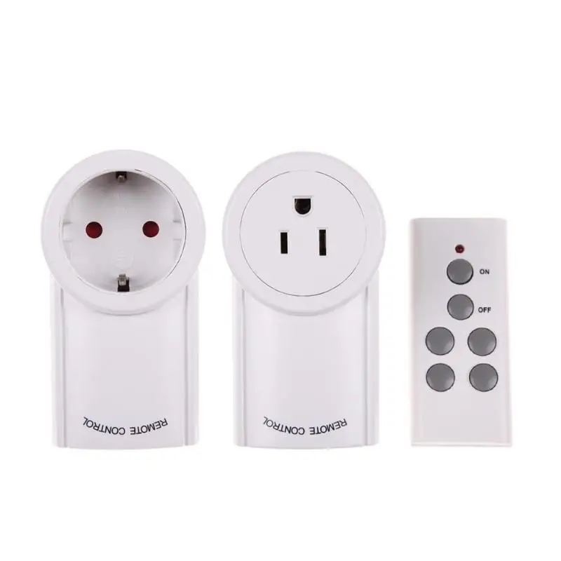 

1 Pack US 120V/60Hz EU 230V/50Hz 10A Remote Control Wireless Power Outlets Light Switch Socket