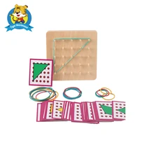 Детские игрушки Монтессори креативная графика резиновый галстук ногтей доски с карточками образование детей дошкольного возраста Brinquedos Jugue