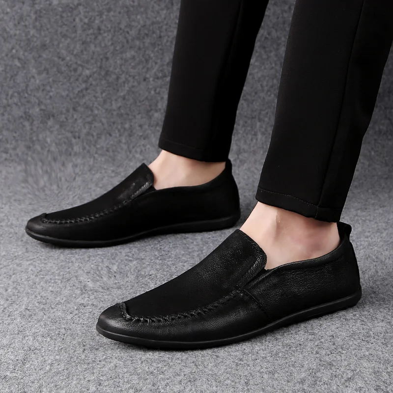 

big size 47 men shoes loafers casual outdoor genuine leather men shoes chaussure homme cuir mocasines de cuero para hombres p4