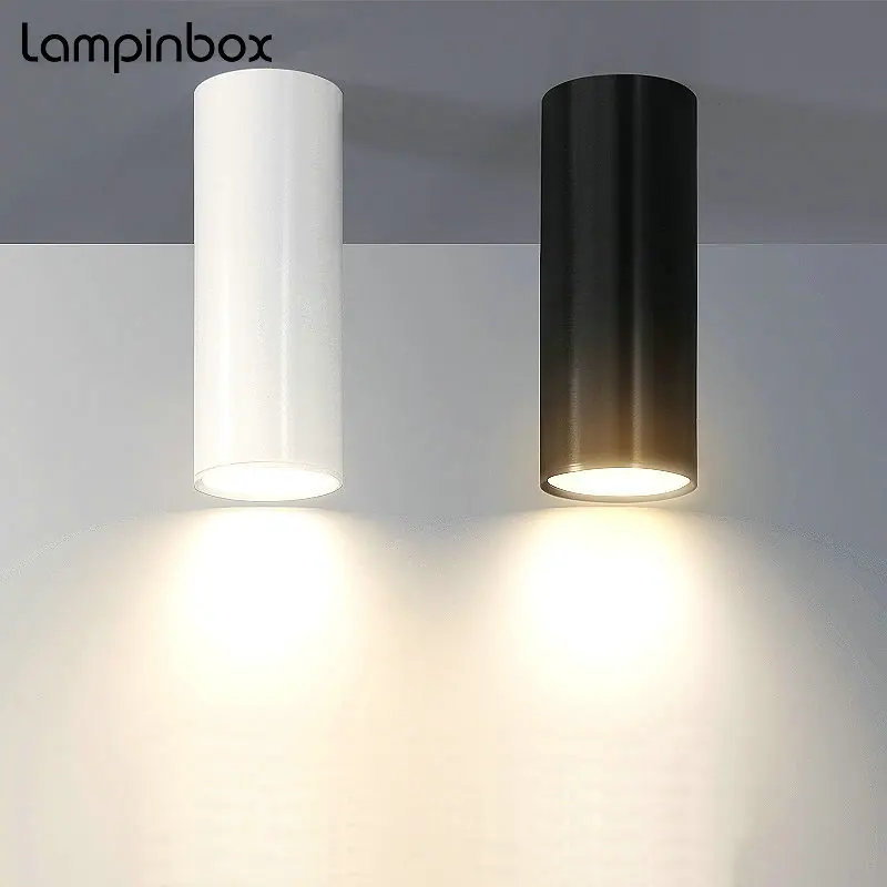 

LED Downlight COB Surface Mounted Spotlights Ceiling Lamps Downstage Wall Light Bedroom living room Bar Mounted Fixtures LP-106