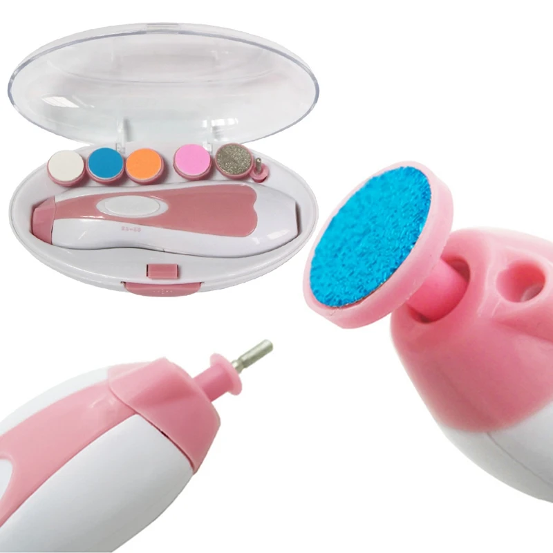 Portable Adult Baby Electric Nail Trimmer Safe Manicure Pedicure For Kids Adult Quiet Nail File Babies Nail Care