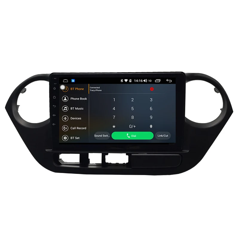 Clearance I10 Android 9.0 8-core radio 1 din car stereo navigation for Hyundai i10 2014-2017 4