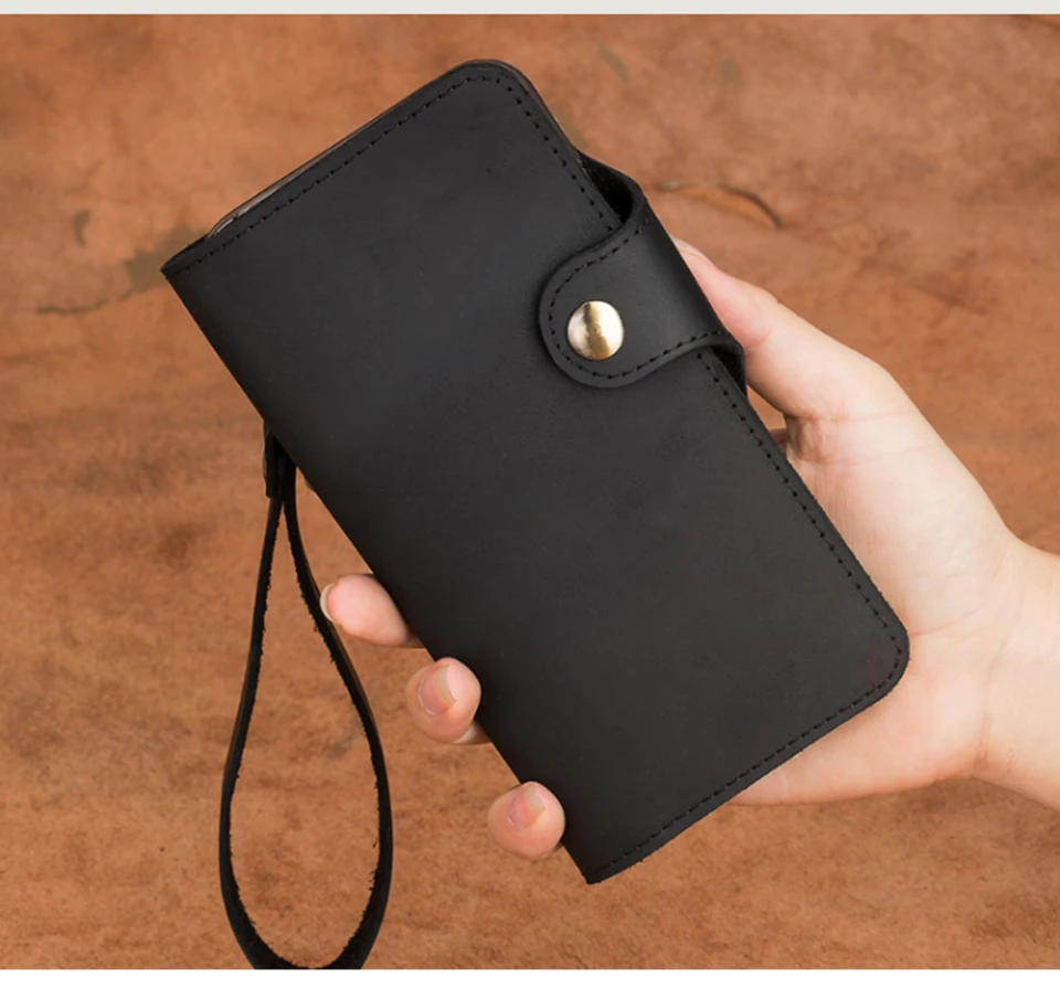 

for xiaomi a1 5x 6 mix 2 2s note 3 a2 max 3 case Leather clamshell retro crazy horse leather buckle for xiaomi mi 8 se