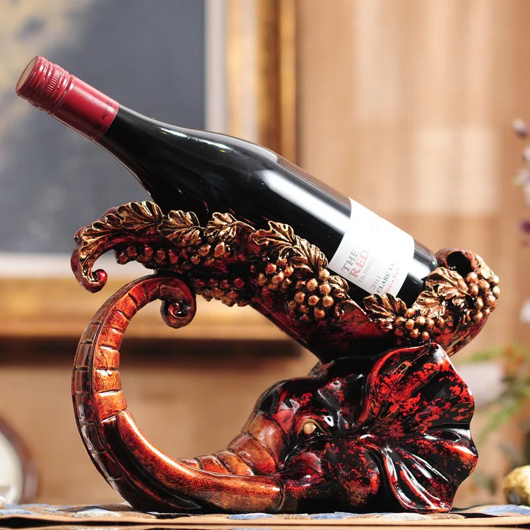 cheap Wine rack home decoration creative living room wine cabinet TV cabinet wine rack decoration simple modern craft