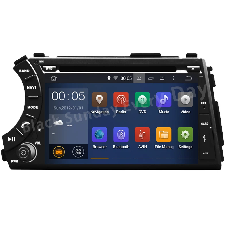 Perfect NEW Octa/Quad Core Android Car DVD Multimedia Player Radio Stereo DVD AUDIO GPS Fit For SsangYong Kyron Actyon Sports Korando 0