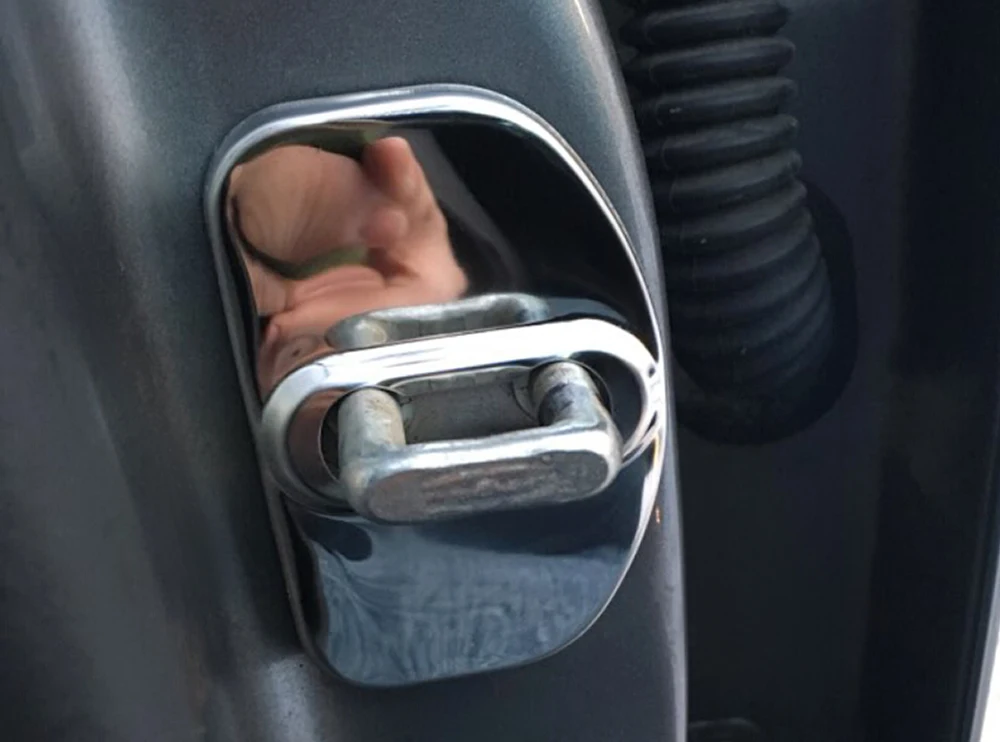 Автомобильный Стайлинг крышка замка автомобильной двери автомобильные эмблемы чехол для Lada Xray Vesta SW Cross Renault значок аксессуары для автомобиля-Стайлинг 4 шт