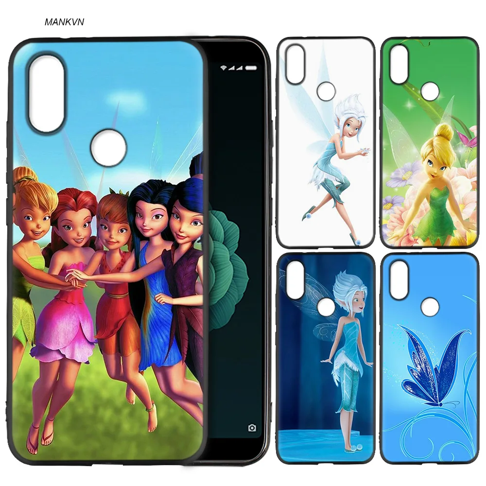 

Cartoon Pattern Silicone Soft Case Cover for Xiaomi A2 Lite A1 Redmi S2 Note 5 Plus 6 6A 4 4X Pro Poco F1 Tinkerbell Periwinkle