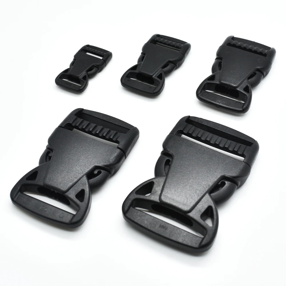 Plastic Side release buckles Pack of 5 20mm,25mm,30mm,38mm 
