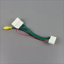 Originale Interruttore di Ingresso Video RCA Adattatore Connettore Convertitore Cavo di Legare per Mazda CX5 CX 5 2015 2016 Vista Posteriore fotocamera