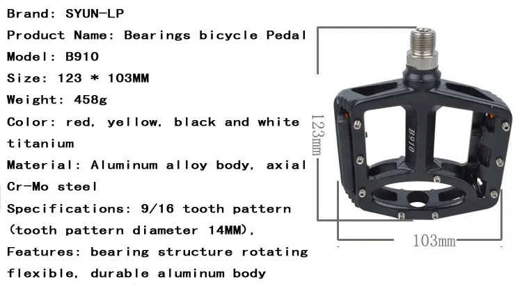 SANYUN LP-910 горные велосипеды алюминиевый сплав ножной Подшипник педали дорожные велосипеды Высокое качество педали части