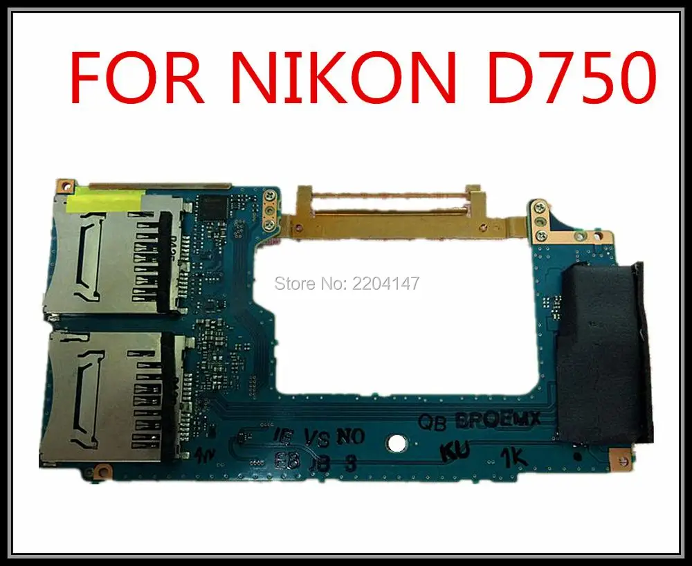 Оригинальная OEM Материнская плата MCU PCB para для nikon D750 Com прошивка для nikon D750 основная плата