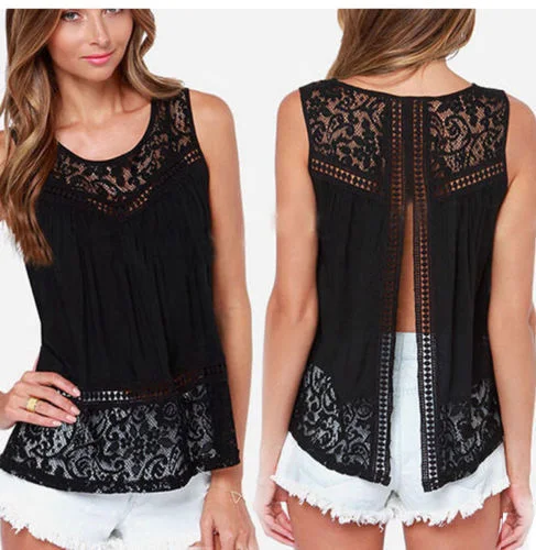 Windreama Plus Size S - 5XL Fashion Women Lace Tan...