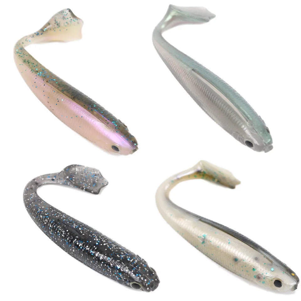 Maximumcatch 6Pcs/Lot Soft Fishing Lures Minnow Bait Jig Head 95mm 6g