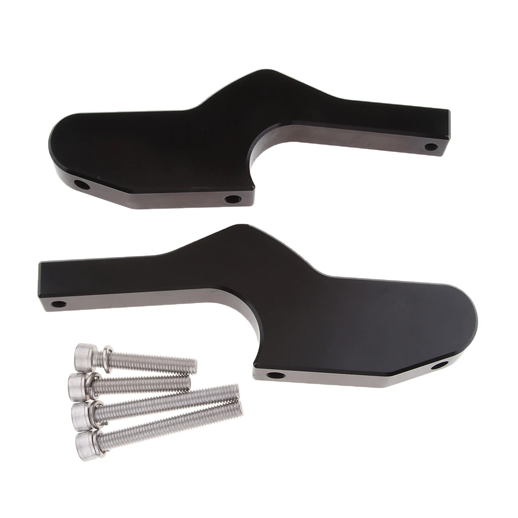 Footrest Mount Foot Peg Extensions Passenger Footpeg Extended for Vespa GTS 300ie Motorcycle Foot Peg Support Extension