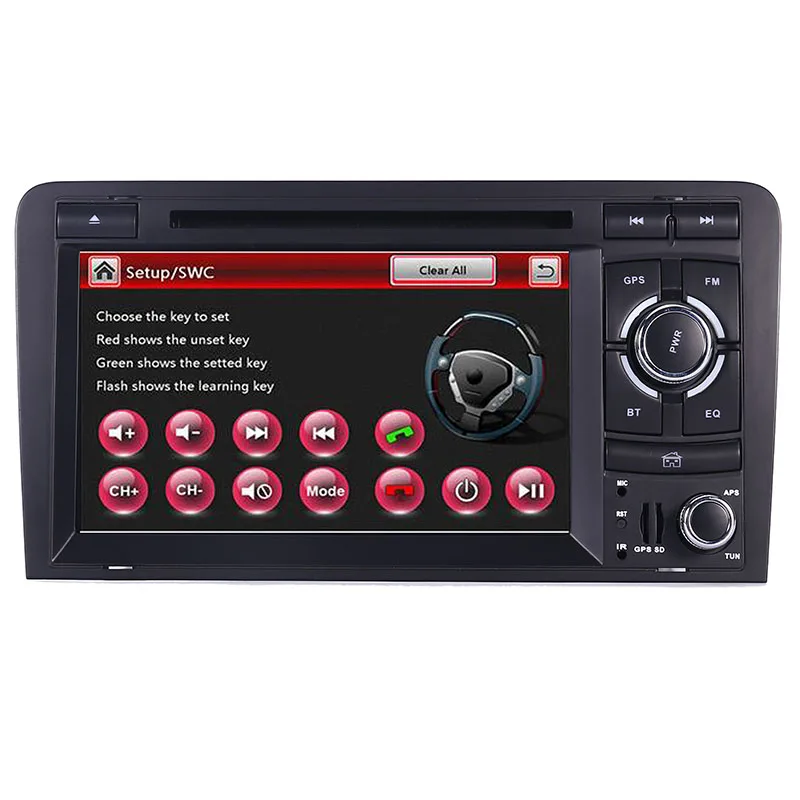 Perfect 2DIN Car DVD GPS For Audi A3 S3 2002-2011 Canbus Radio GPS Bluetooth 1080P 3G USB Host Ipod Map 3