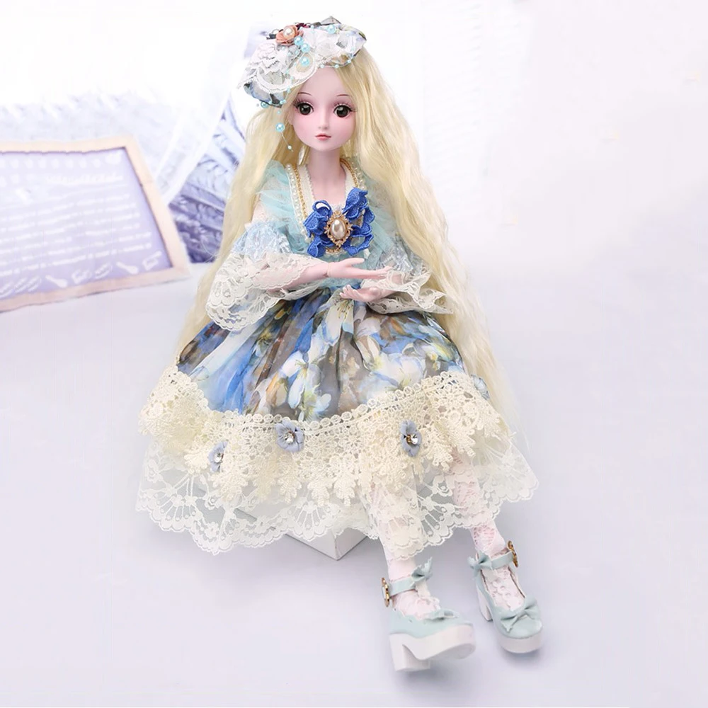 Кукла 1/3 BJD 60 см/23 6 дюйма 19 шариковых шарнирных кукол (парик + обувь одежда волосы