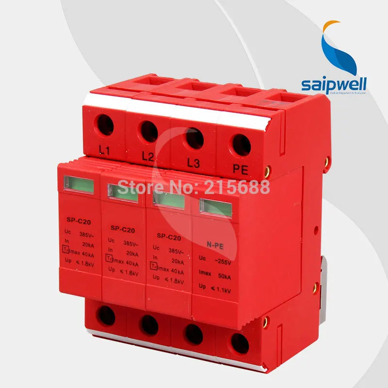 

SAIP Surge Protective Device SP-C20 / 3P+NPE