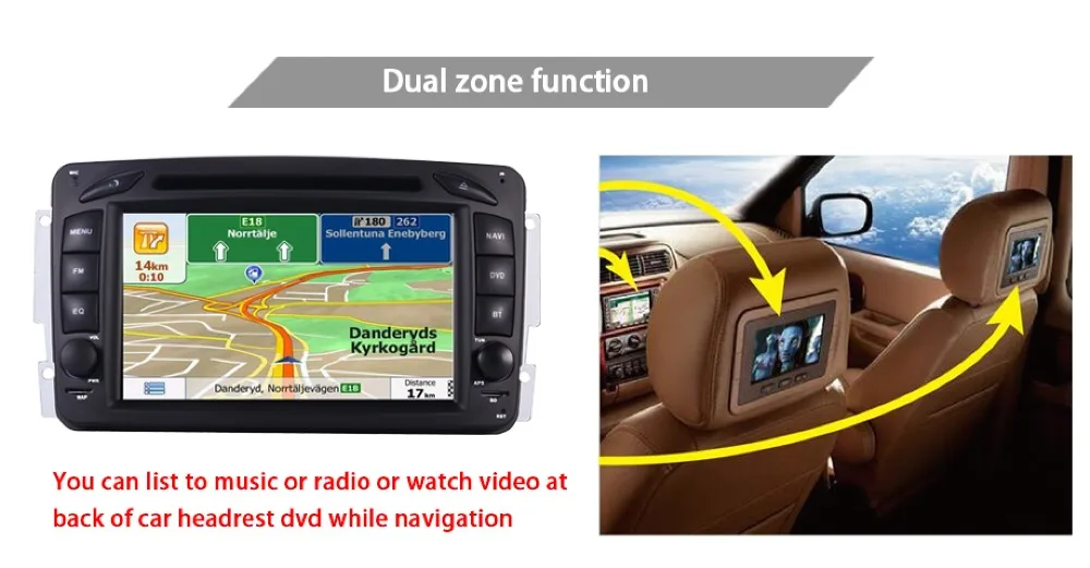 2din 7 дюймов Автомобильный dvd-плеер для Mercedes Benz CLK W209 W203 W208 W463 3g gps Bluetooth Радио стерео Автомобильная Мультимедийная система Navi