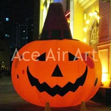 Хэллоуин на заказ детский надувной подсвечиваемый ghastly Тыква Призрак для Декор для Хэллоуина, вечеринки