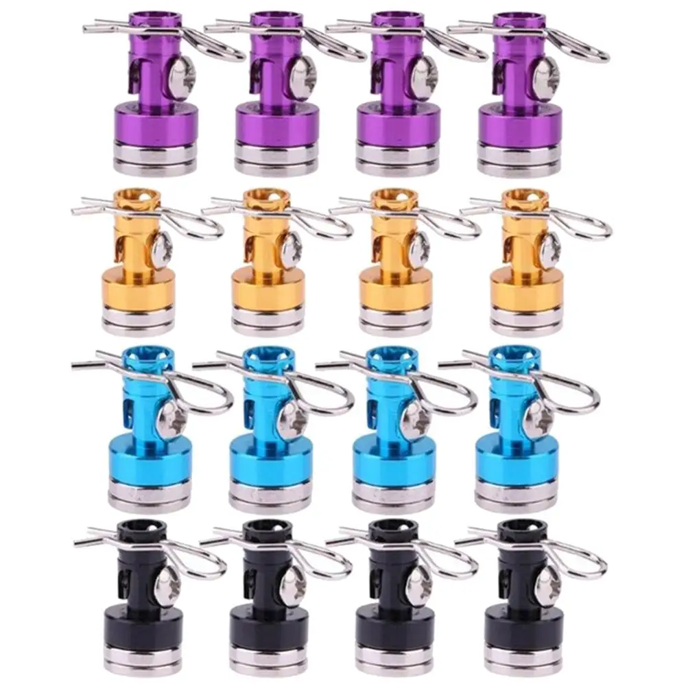 

4Pcs Magnet Stealth Invisible Body Post Mount Shell for 1:10 Traxxas HSP RC Car