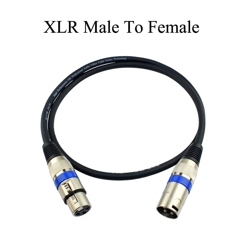Кабель адаптер XLR 3 Pin Male Female to P кабель Переходник 3PIN Stereo Speaker микрофон для