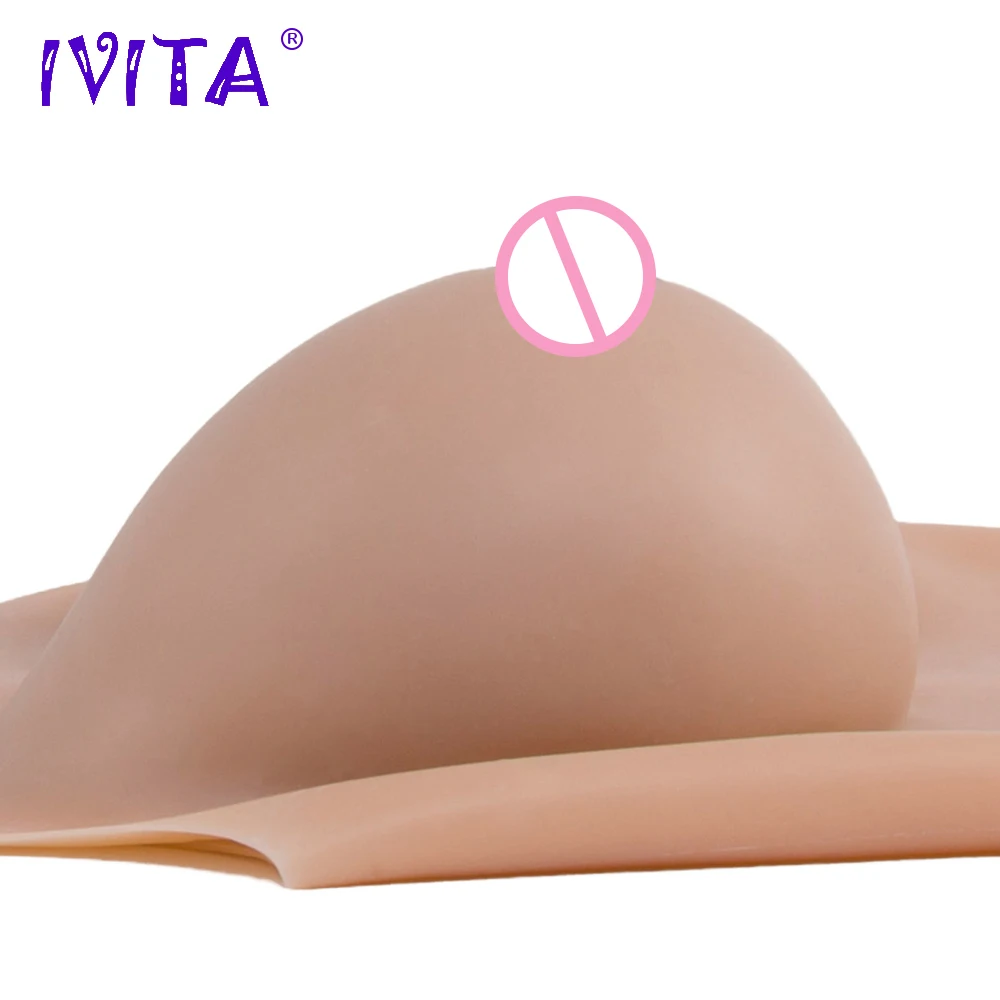 IVITA 2520 г Реалистичная силиконовая форма груди поддельные для трансвеститов