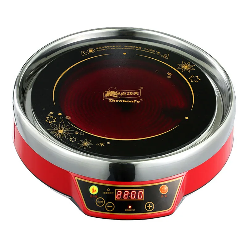 

Multifunctional Electric Radiant Cooker Commercial Hot Pot Stove High Power 2200W Light Wave Cooking Machine QW-2211