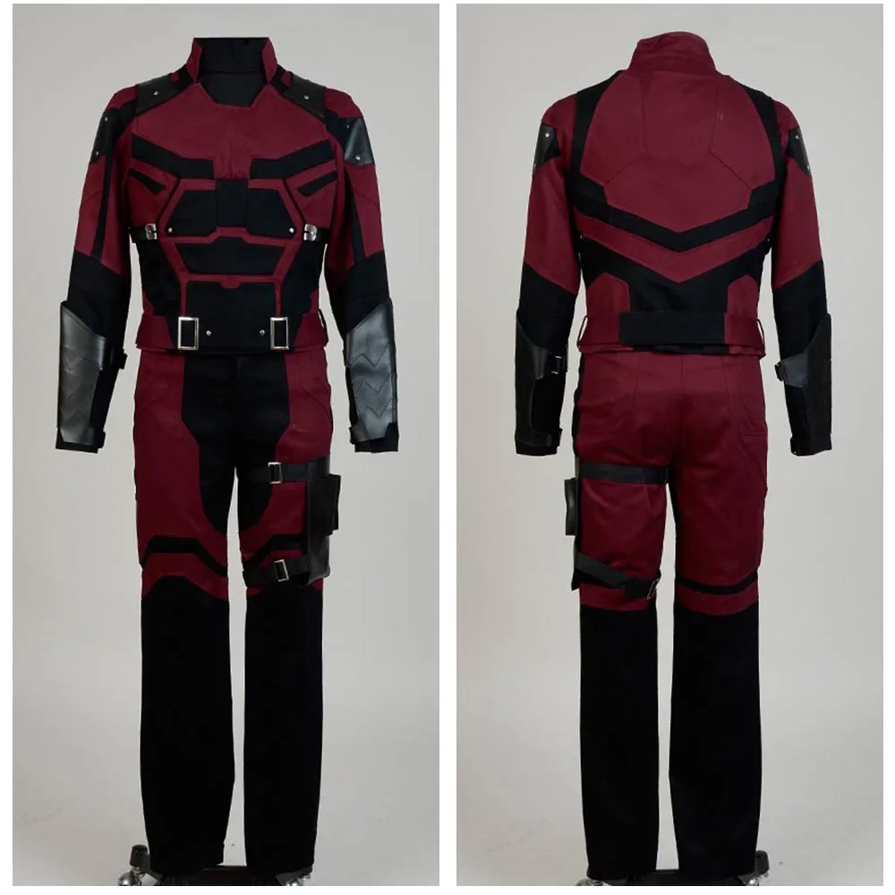 Daredevil костюм супергероя для косплея Костюм включает пояс пальто перчатки