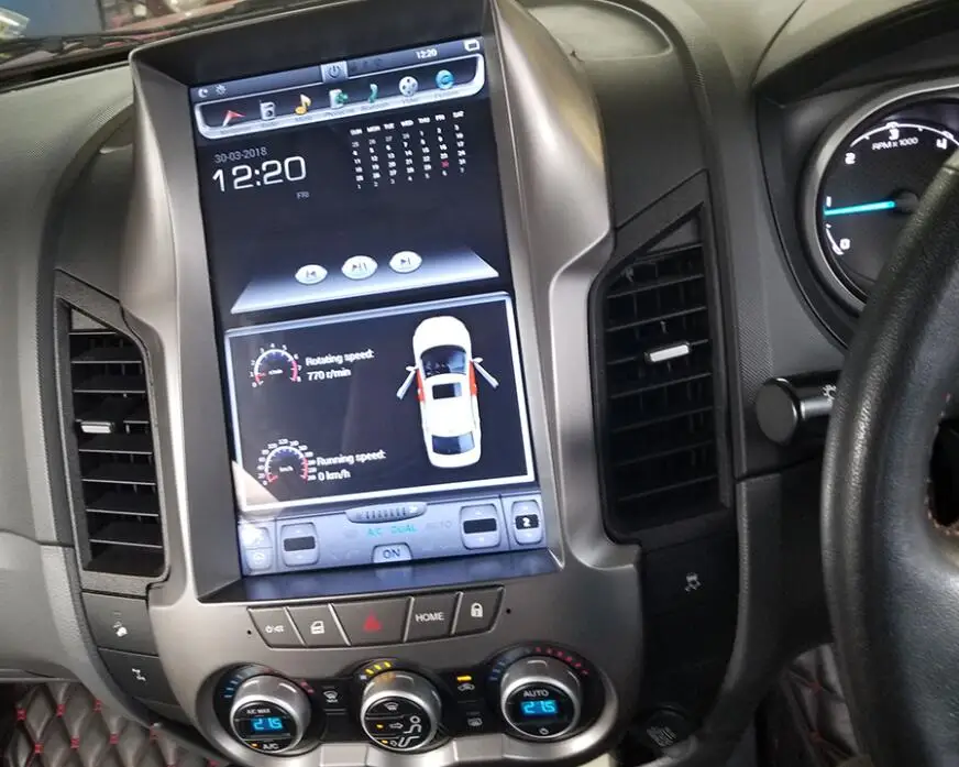 Clearance 12.1"BIG Screen Android 6.0 Tesla Style GPS Navigation Car Radio For Ford Ranger 2011 2012 2013 2014 2015 2016 Car No DVD Player 4