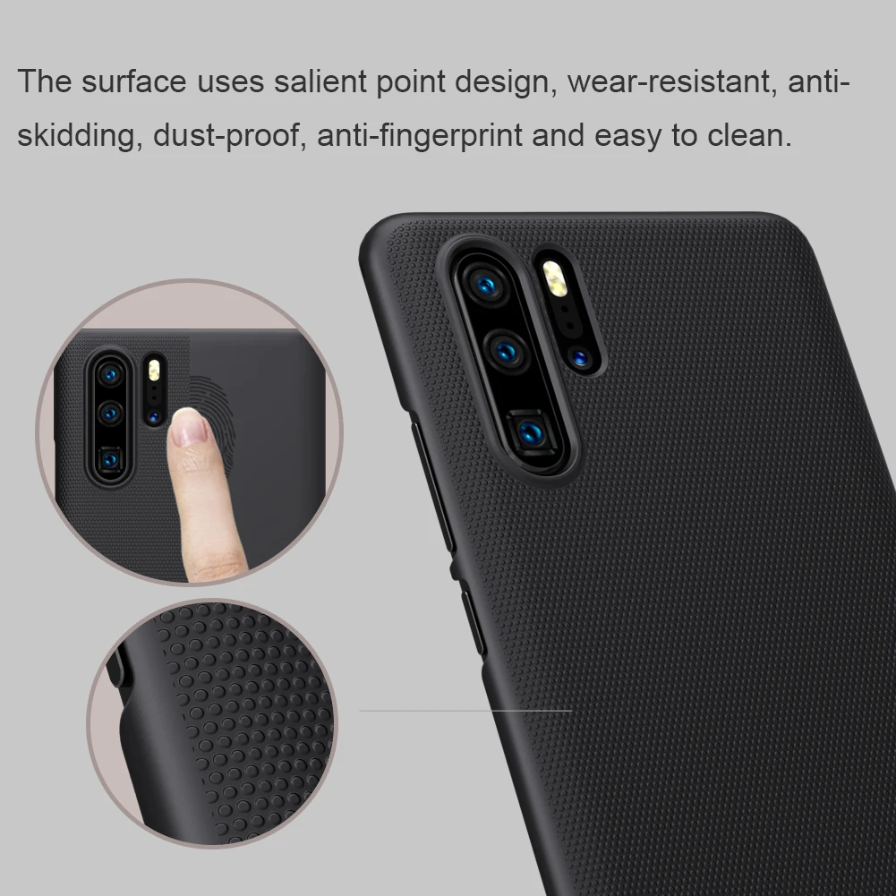Huawei P30 Pro Case Nillkin Frosted Shield PC Plastic Hard Back Cover Case for Huawei P30 6.1'' / P30 Pro 6.47'' P30 Lite 6.15''