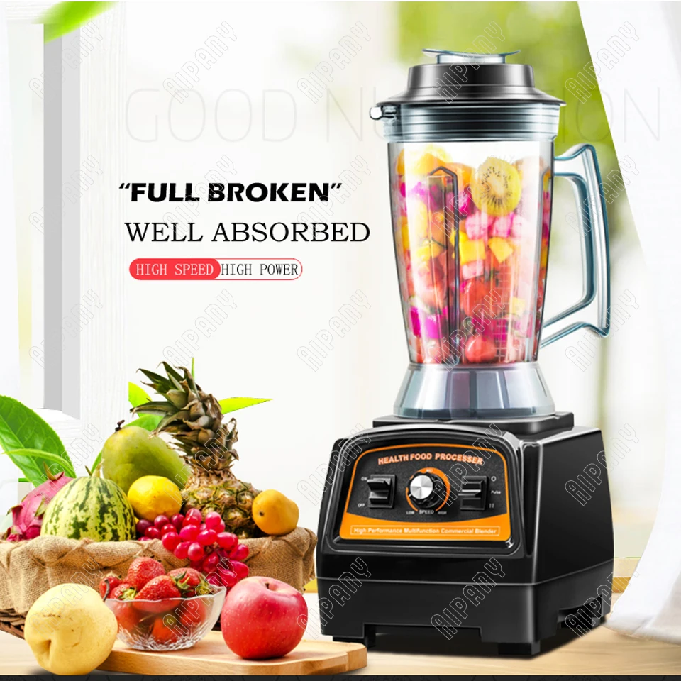 A7400 High Performance Commercial Blender Heavy Duty Large Portable Food  Blenders Professional for Kitchen Shakes and