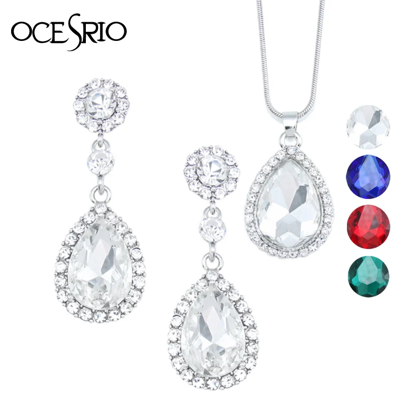 silver choker and earring set