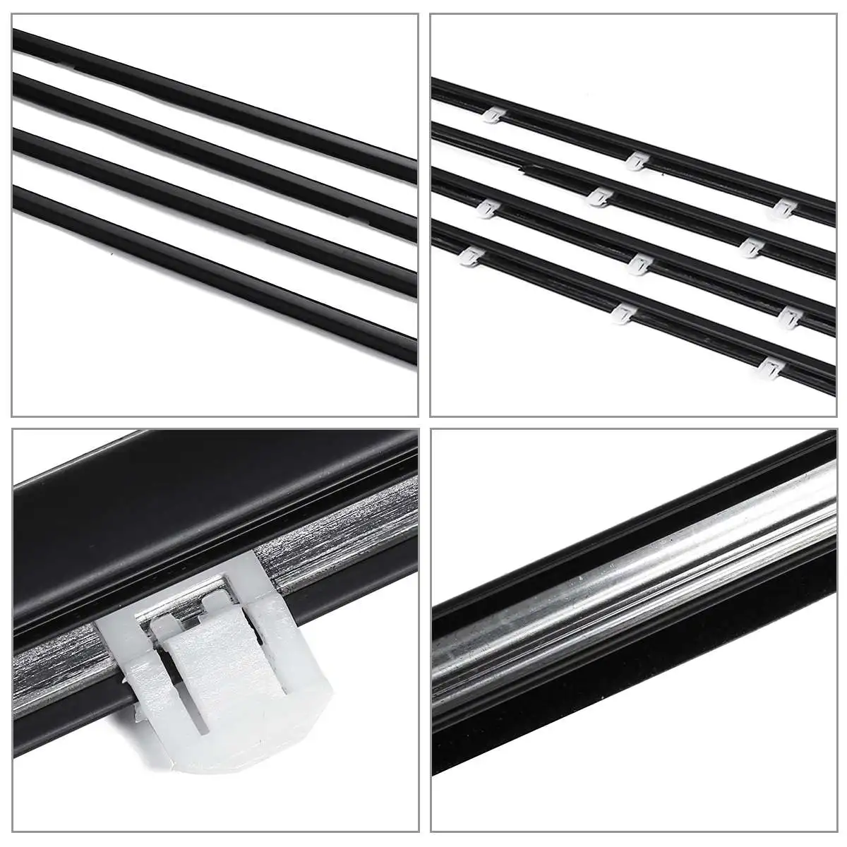 Car Weatherstrip Seal Belt Window Moulding Strip For Civic 12-19 For Toyota Highlander 08-13 For Land Cruiser Prado 10-17