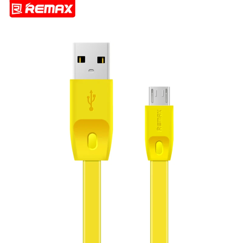 Remax 1 м 2 м Micro USB кабель для передачи данных для huawei P8 Mate7 Mate8 samsung S6 S7 Note4 Redmi 4 5 6 Быстрая Зарядка телефона Android USB кабель - Цвет: Yellow