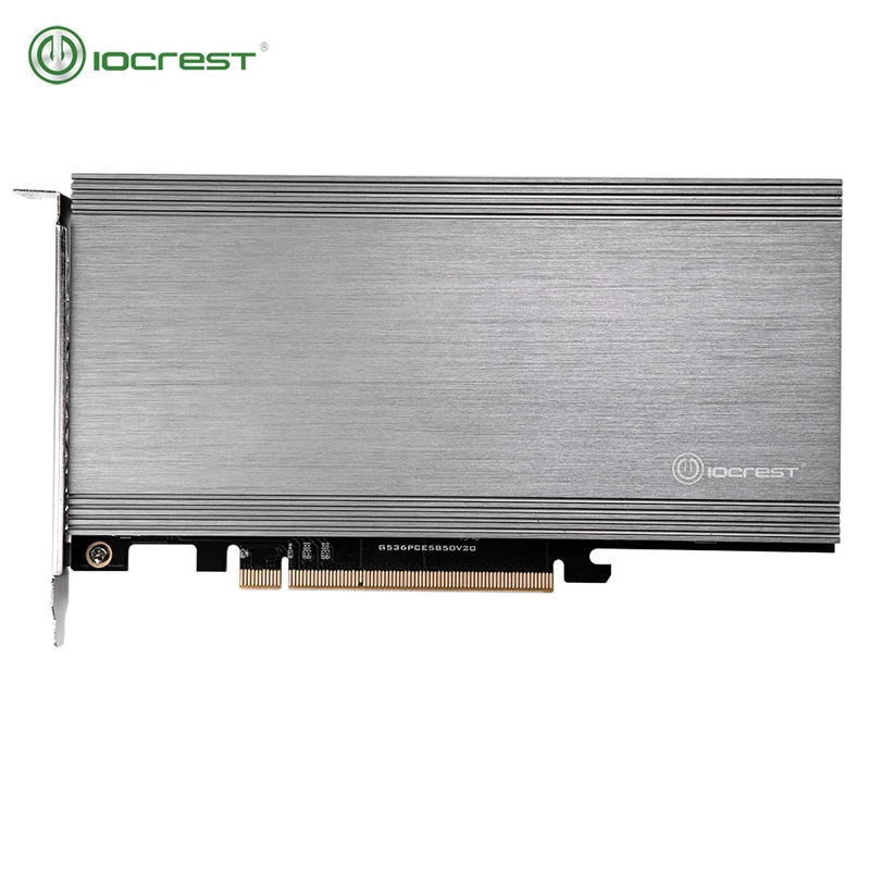 IOCREST PCIe 3,0 до 5 M.2(SATA) B-key Поддержка карт размером 2280, 2260, 2242 и 2230