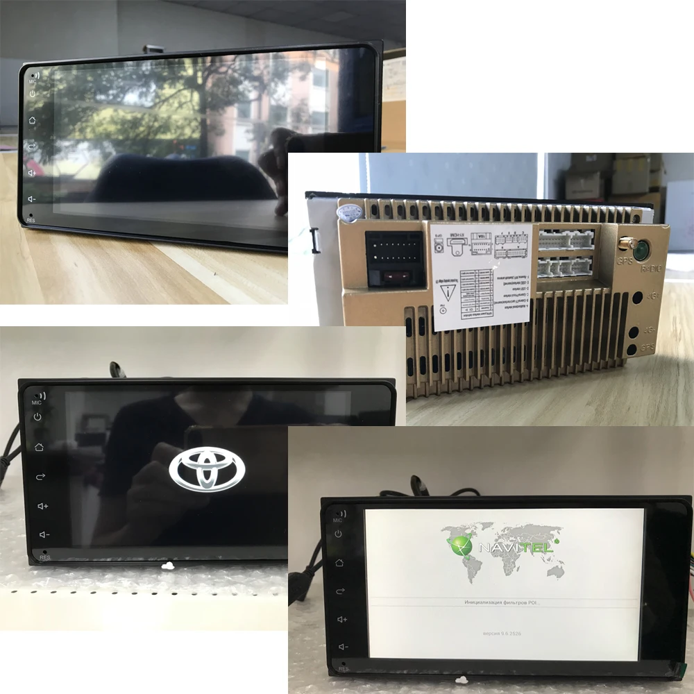 Автомагнитола Panlelo 2 Din Android для Toyota 7 дюймов 1 ГБ 16 четырехъядерный двойной 200*100 мм