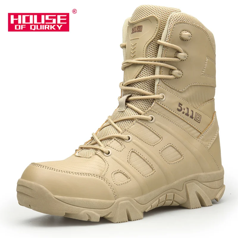 

Men Military Desert Tactical Boot Shoes Men Infantry Boots High Help Breathable Army Boots Motorcycle Boots Men Outdoor Shoes
