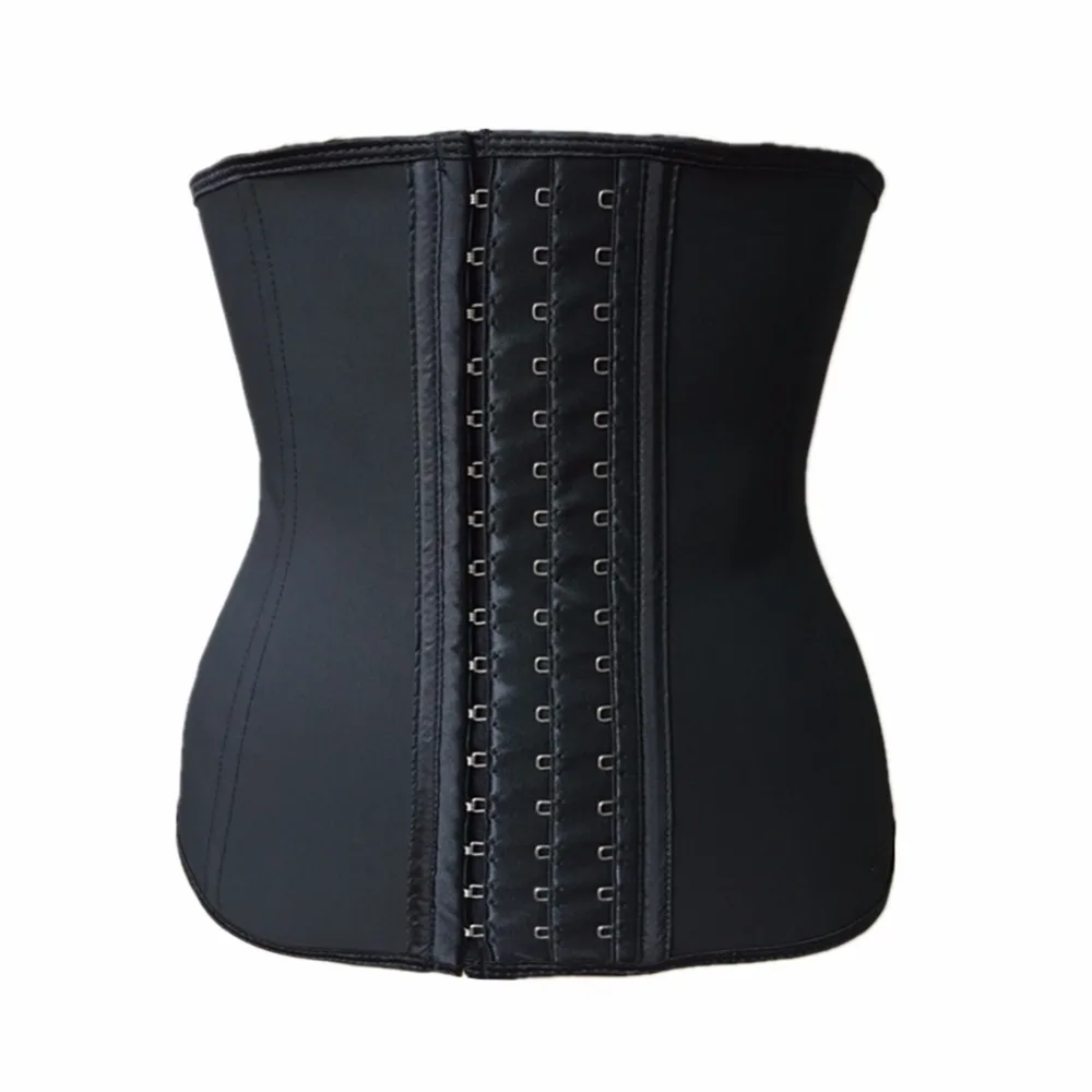 girdles 9 Steel Bone Latex Waist Trainer Shapewear Slimming Belt Waist Cincher Body Shaper Girdle Workout Tummy Control Corset for Women shapewear for dresses