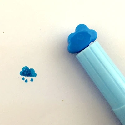 Милый маркер с принтом в виде сердца, для рисования, для офиса, школы, канцелярские принадлежности, подарок escolar - Цвет: yun duo
