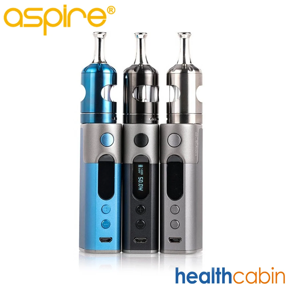 

Aspire Zelos 50W 2.0 2500mah Vape Kit 2.6ml Nautilus 2S Tank 1.8/0.4ohm BVC Replacement Coil Electronic Cigarette Zelos 50W Kit