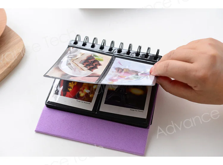 68 Pockets Polyester Instant Photo Album Picture Case for Fujifilm Instax Mini Film for credit card size book