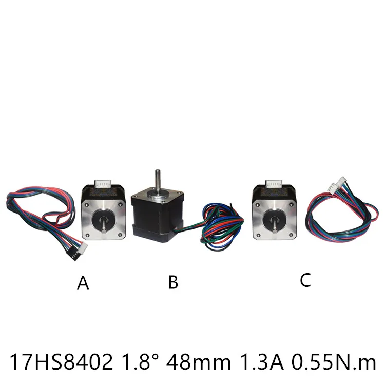 

42 stepper motor 0.55N.m 48mm nema17 42BYGH 1.3A for mill cnc engraving machine 17HS8402