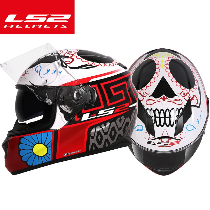 LS2 FF328 мотоциклетный шлем для мужчин и женщин Локомотив Лето Анти-туман полный шлем крышка четыре сезона универсальный шлем - Цвет: 11