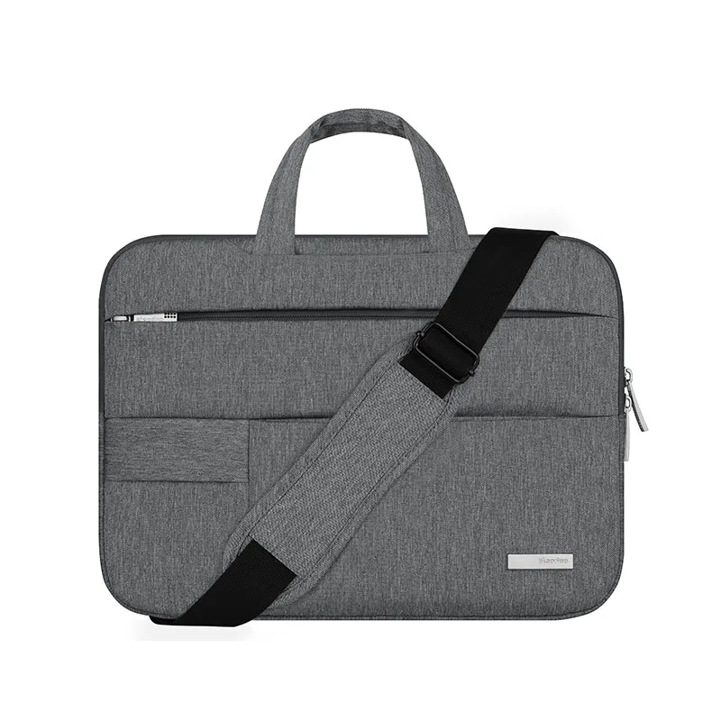 Новая сумка для ноутбука 11,6, 12,5, 13,3, 14, 15,6 дюймов, сумка через плечо, чехол для ноутбука Dell, Asus, acer, Hp, lenovo, Xiaomi, водонепроницаемая сумка - Цвет: Dark Gray Shoulder
