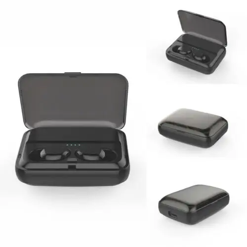 Mini True Wireless In Ear Gaming Bass Stereo Bluetooth 5 0 Earphones Waterproof Earbuds HiFi Sport Headset With Charging Box